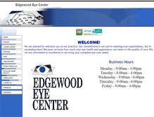 Tablet Screenshot of edgewoodeyecenter.com